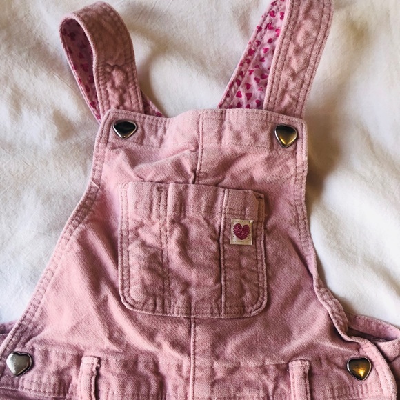 H&M velvet like overalls - 9-12 months - Picture 3 of 4